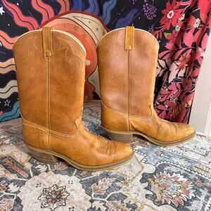 Vintage Dingo Cowboy Boots Acme Made in USA Leather Cowgirl Women's Size 11